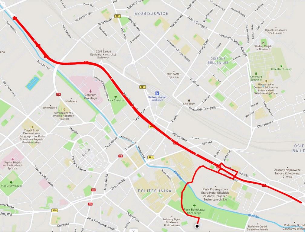 mapka polmaraton