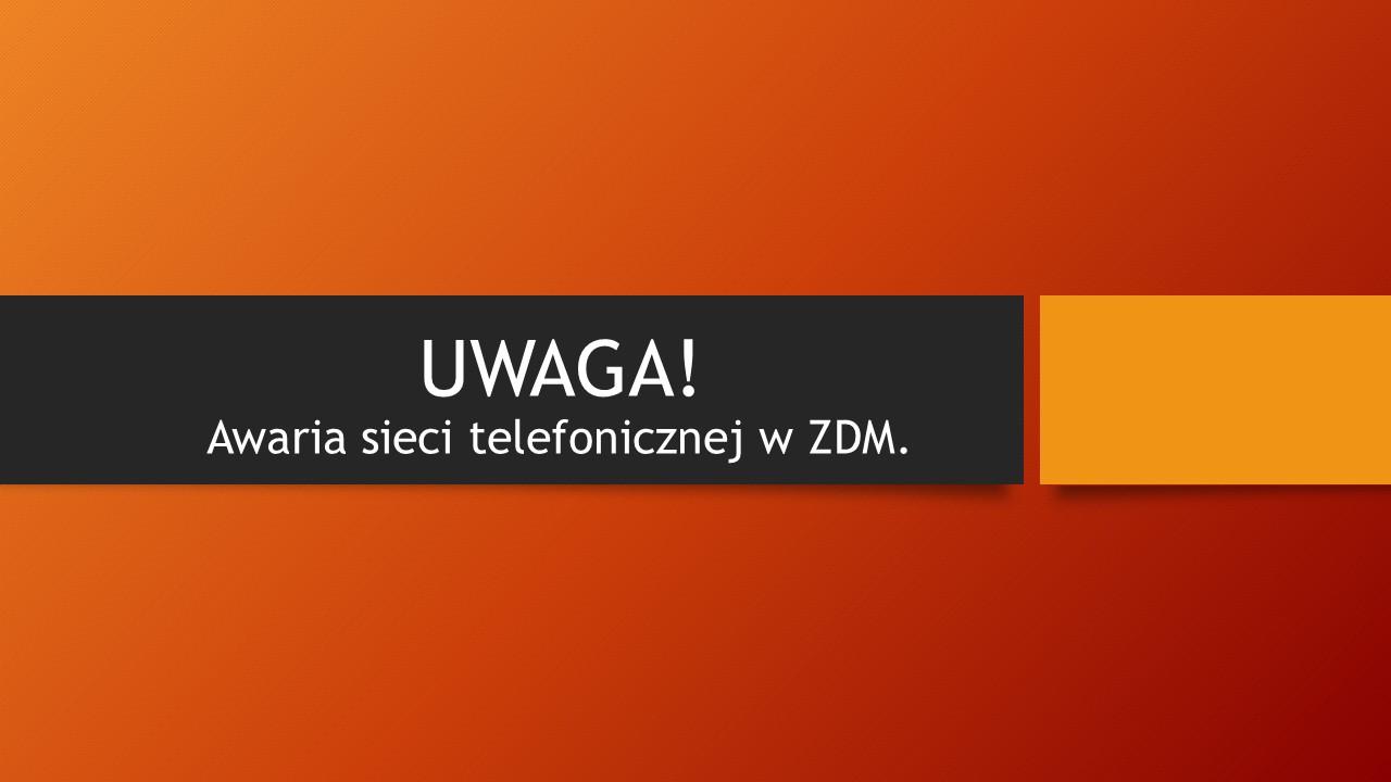 Awaria sieci telefonicznej