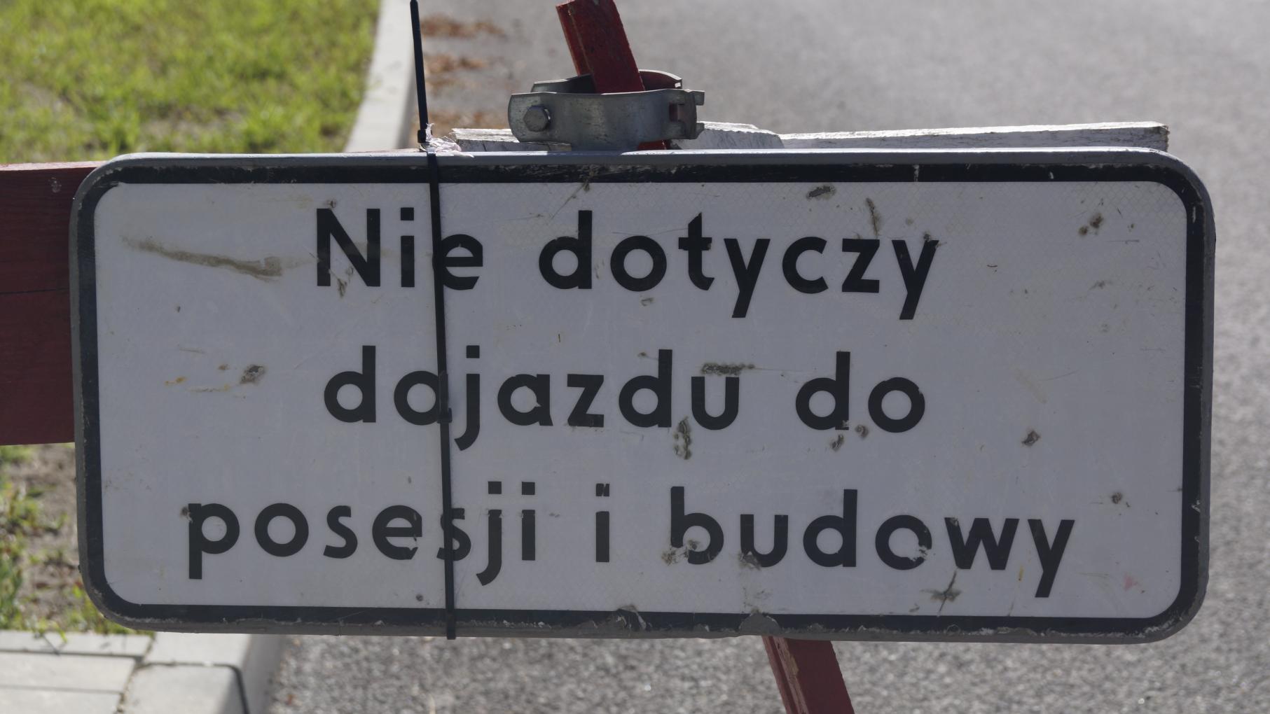 Przebudowa kanalizacji deszczowej  - zmiany w organizacji ruchu