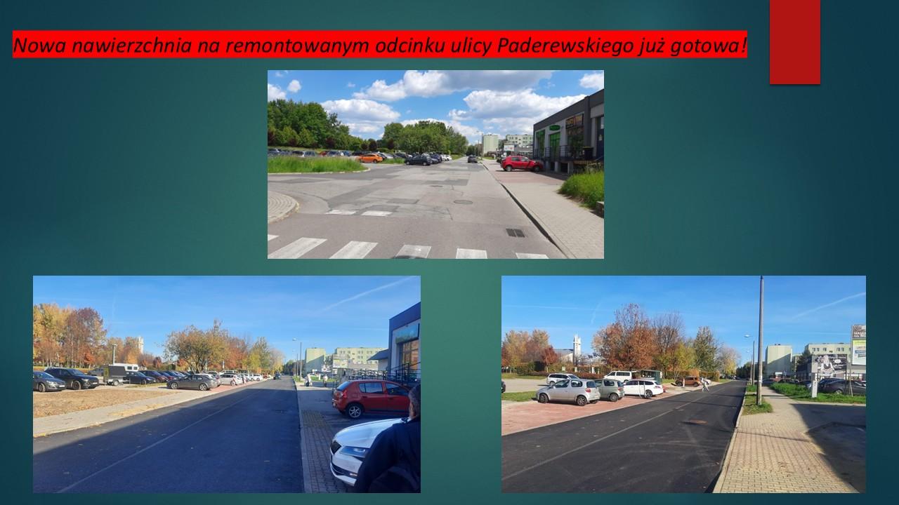 Nowa nawierzchnia na ul. Paderewskiego już gotowa