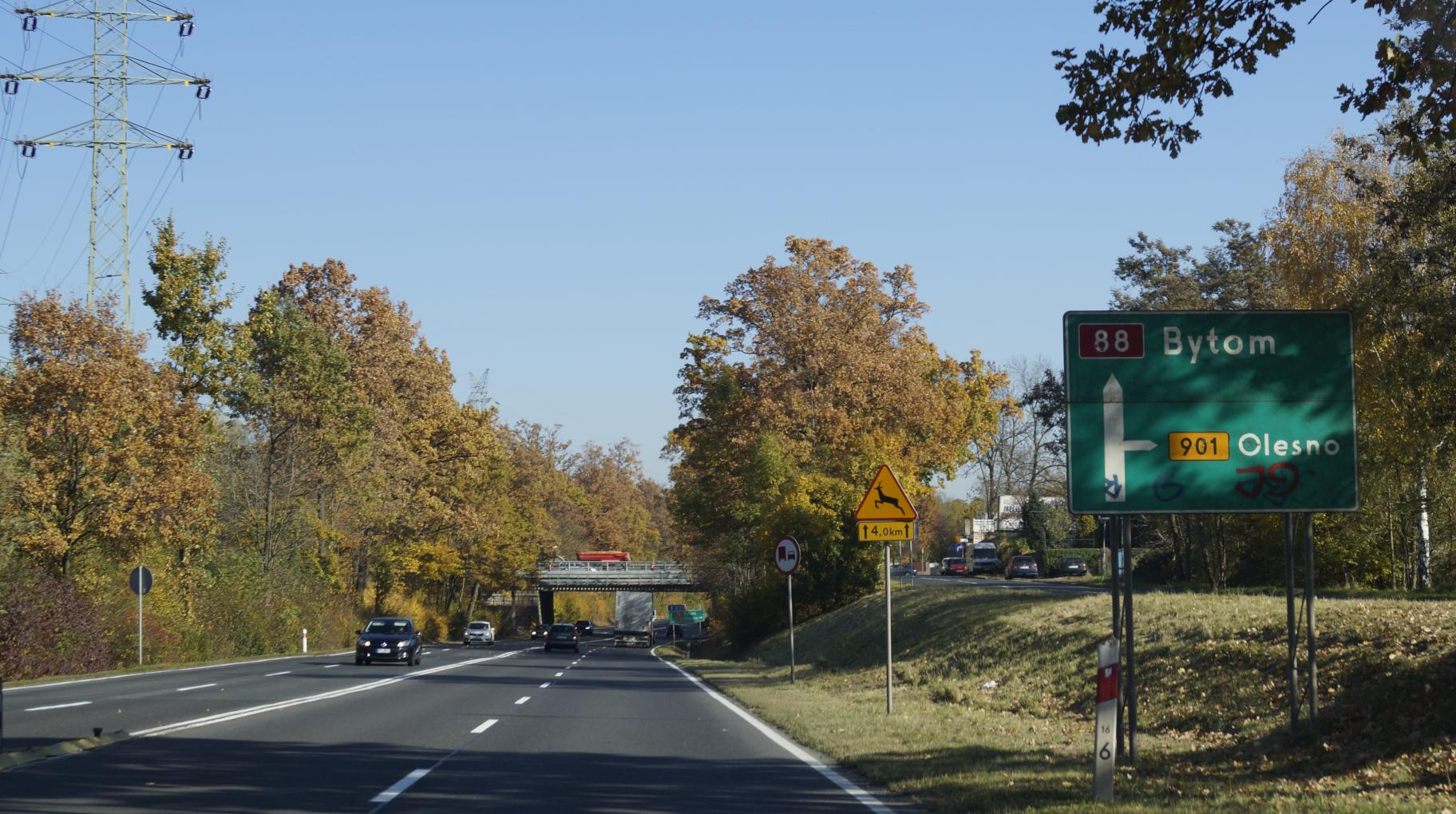 Prace drogowe na DK88 od najbliższego piątku, 7 listopada