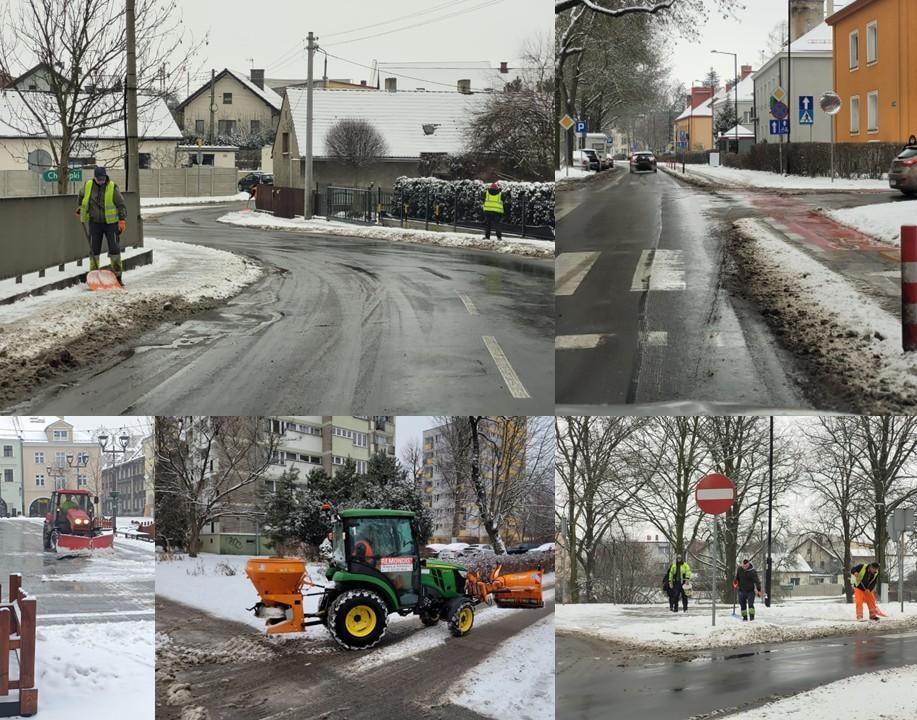 Nie tylko jezdnie, ale także chodniki, drogi dla rowerów i rejony przystanków autobusowych.