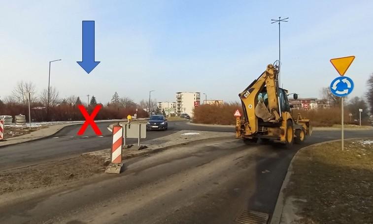 Zmiana organizacji ruchu przy rondzie im. gen. Andersa - zamknięcie łącznika Kozielska/Andersa