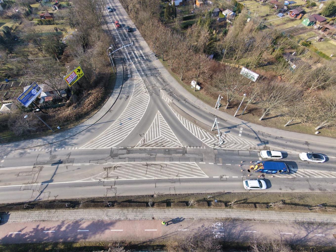 Przebudowa krzyżówki Wyspiańskiego/Orlickiego - start w przyszłym tygodniu. 