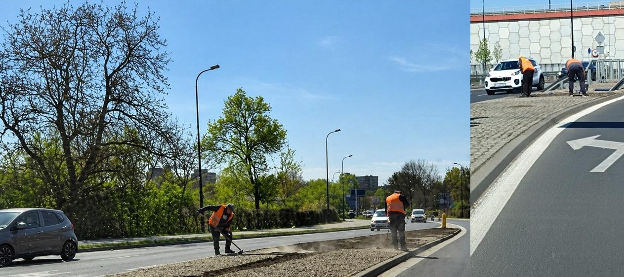Zielona ofensywa pod kontrolą – odchwaszczanie pasów drogowych trwa.