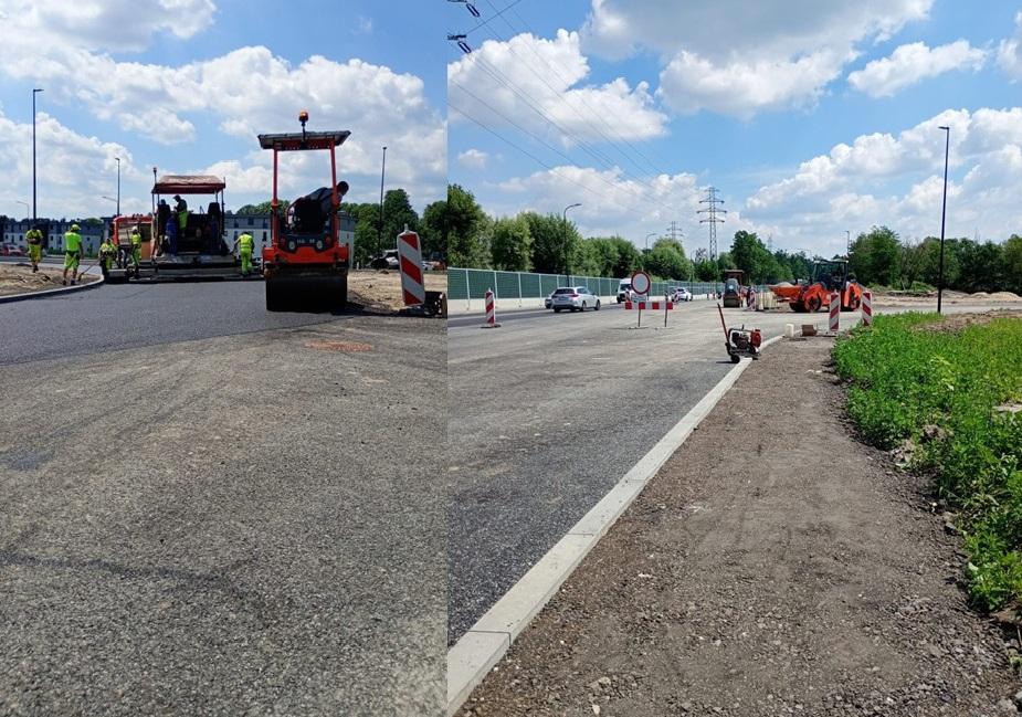 Prace przy przebudowie ul. Zbożowej wkraczają w końcową fazę. 