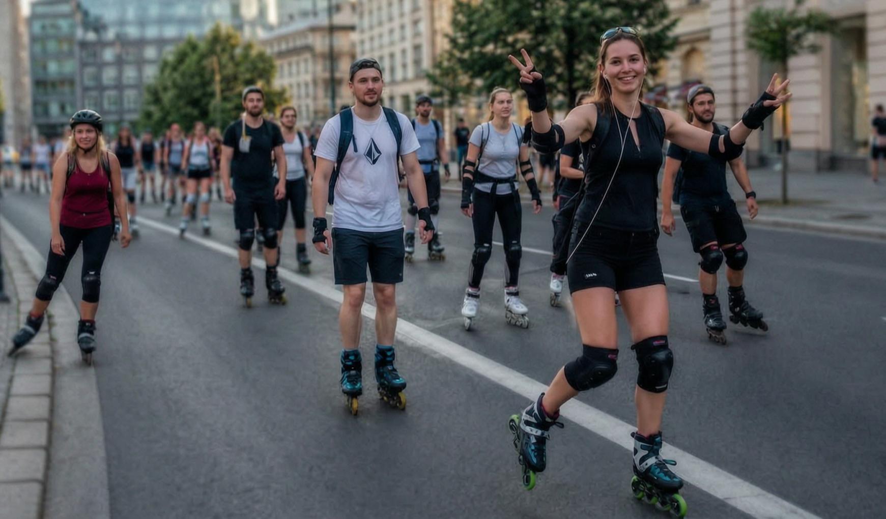 Na ulicach Gliwic pojawią się rolkarze. 