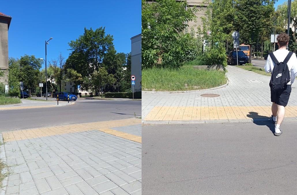 Przejścia sugerowane - kompromisowe rozwiązanie. 