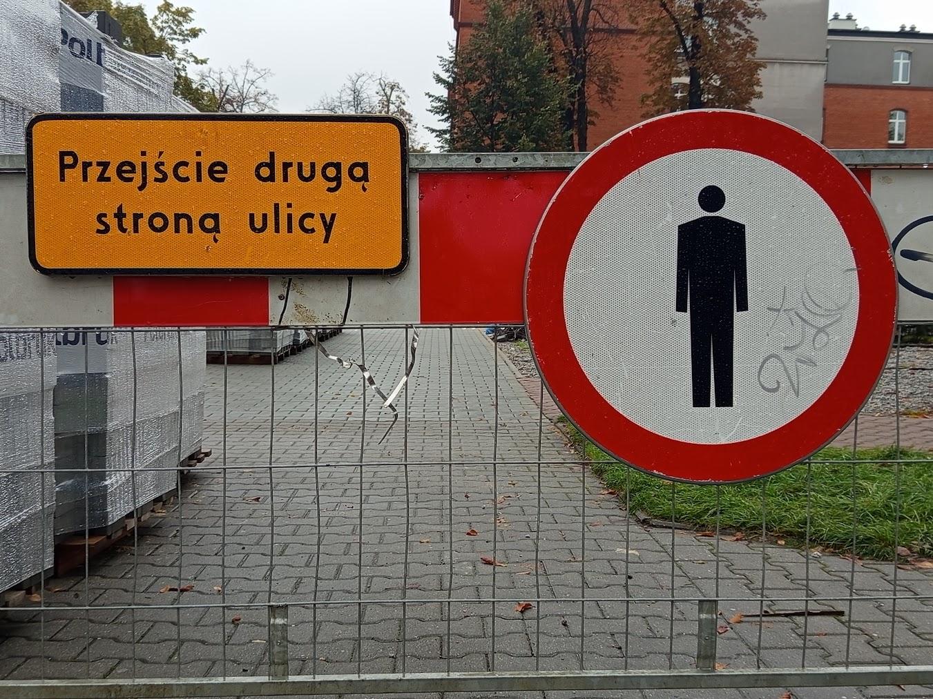 Utrudnienia w ruchu - zajęcie pasa drogowego